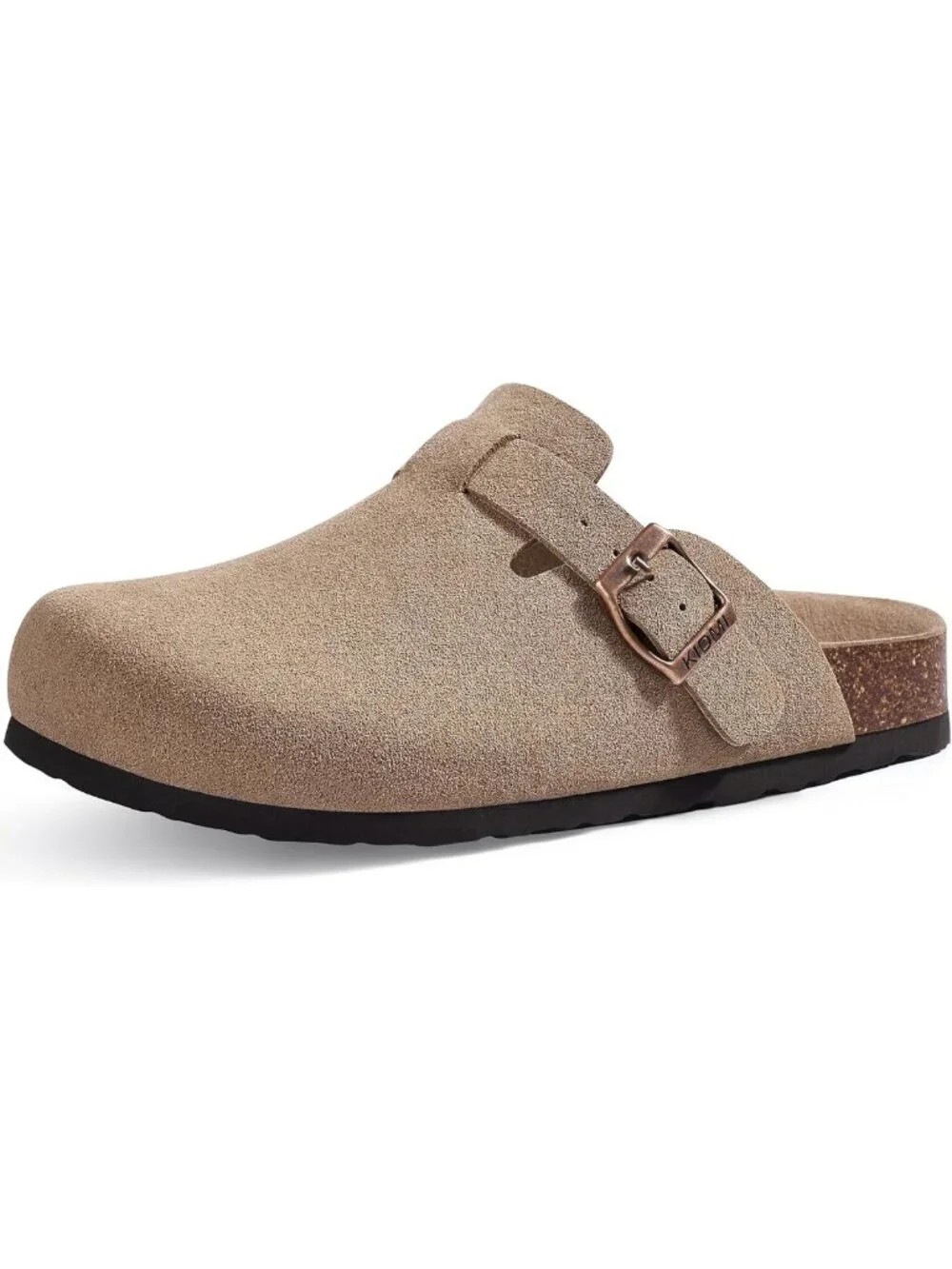 Unisex Vegan Suede Clogs & Mules with Comfortable Cork Footbed for Kids